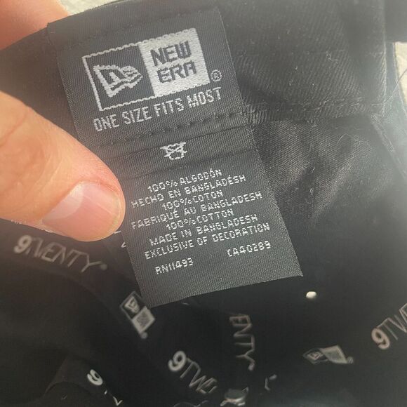 Oakdale Golf & Country Club Logo Hat Men One Size Black New Era - Picture 9 of 9